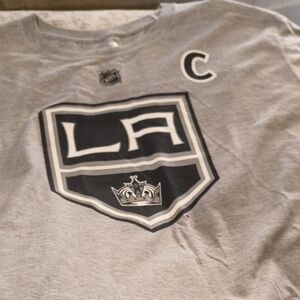 NHL Gray LA Kings Short Sleeve Tee